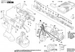 Bosch 0 602 490 442 EXACT 12 Cordless Screw Driver Spare Parts